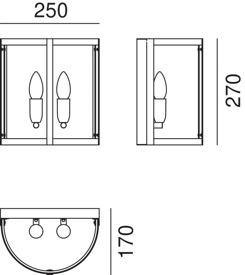 LONDON Wall Light 205.30.FF - touchGOODS