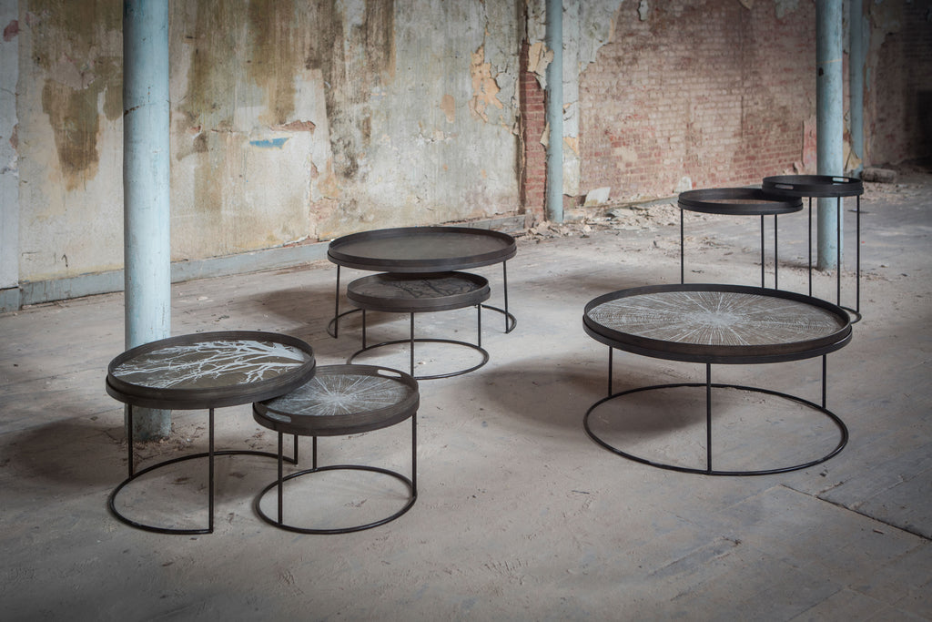 White Slice Small Wooden Tray - touchGOODS