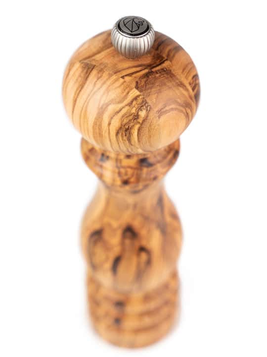 Paris Pepper Mill in Olive Wood, 22 cm-8.75" - touchGOODS