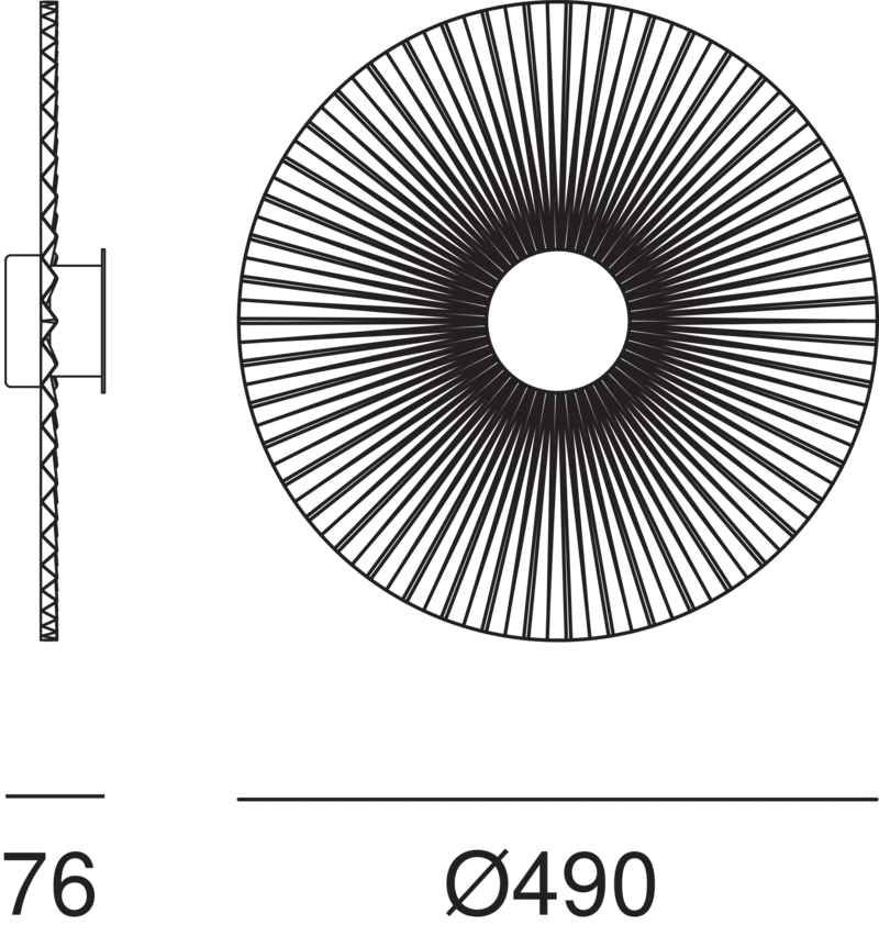 PLIÉ Wall Light 284.05.ON - touchGOODS