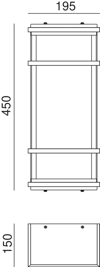 QUADRO Outdoor Wall Light 262.12 - touchGOODS