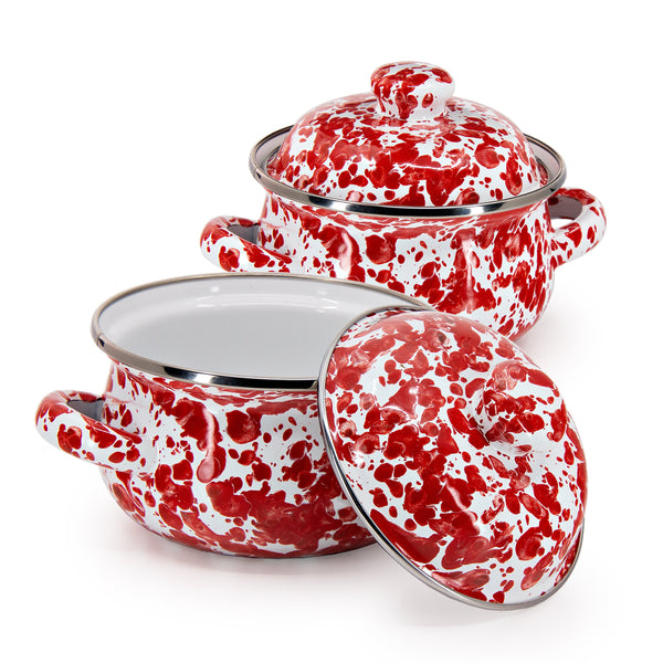 Red Swirl Petite Tureen - touchGOODS