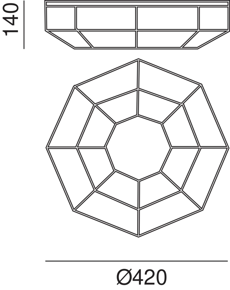 RILEGATO Ceiling Light 379.00.80 - touchGOODS