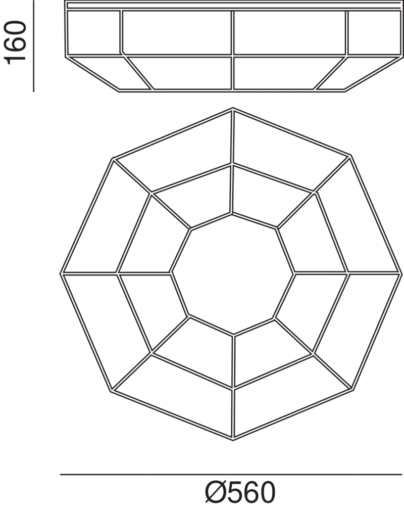 RILEGATO Ceiling Light 380.00.80 - touchGOODS