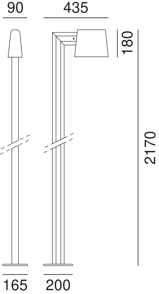 Saint Tropez Post Light Z3C1 - touchGOODS