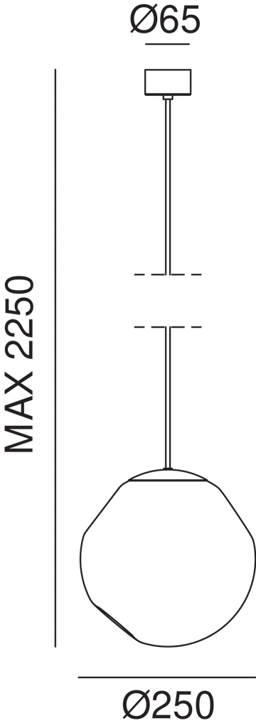 STONE Pendant Light 290.02 - touchGOODS