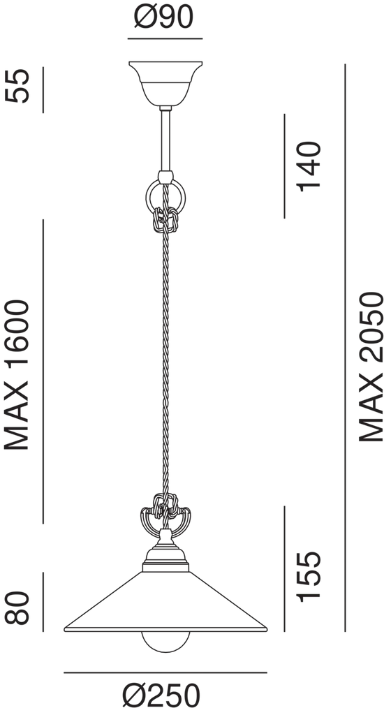 TABIA Pendant 212.08.OV - touchGOODS