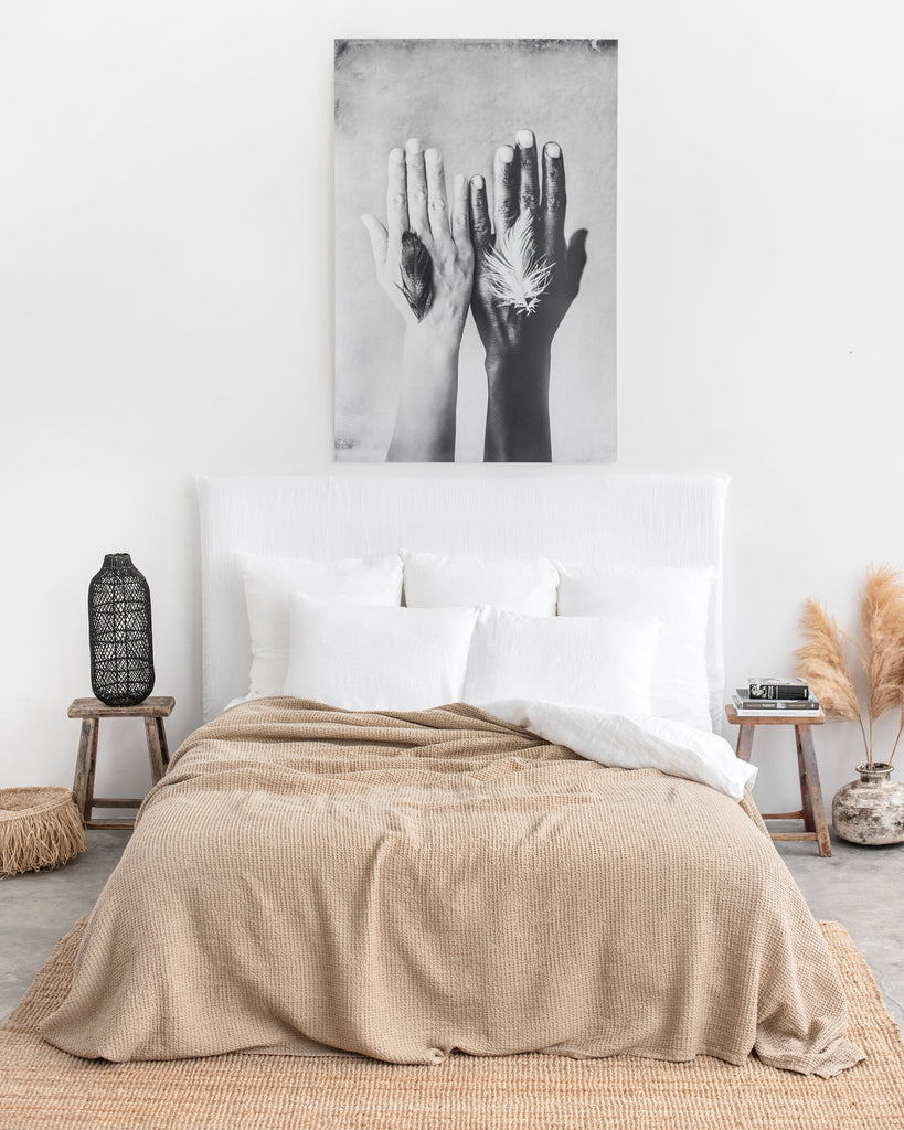Magic Linen Waffle Blanket - touchGOODS