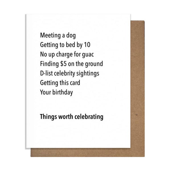 Worth Celebrating - Birthday Card - touchGOODS