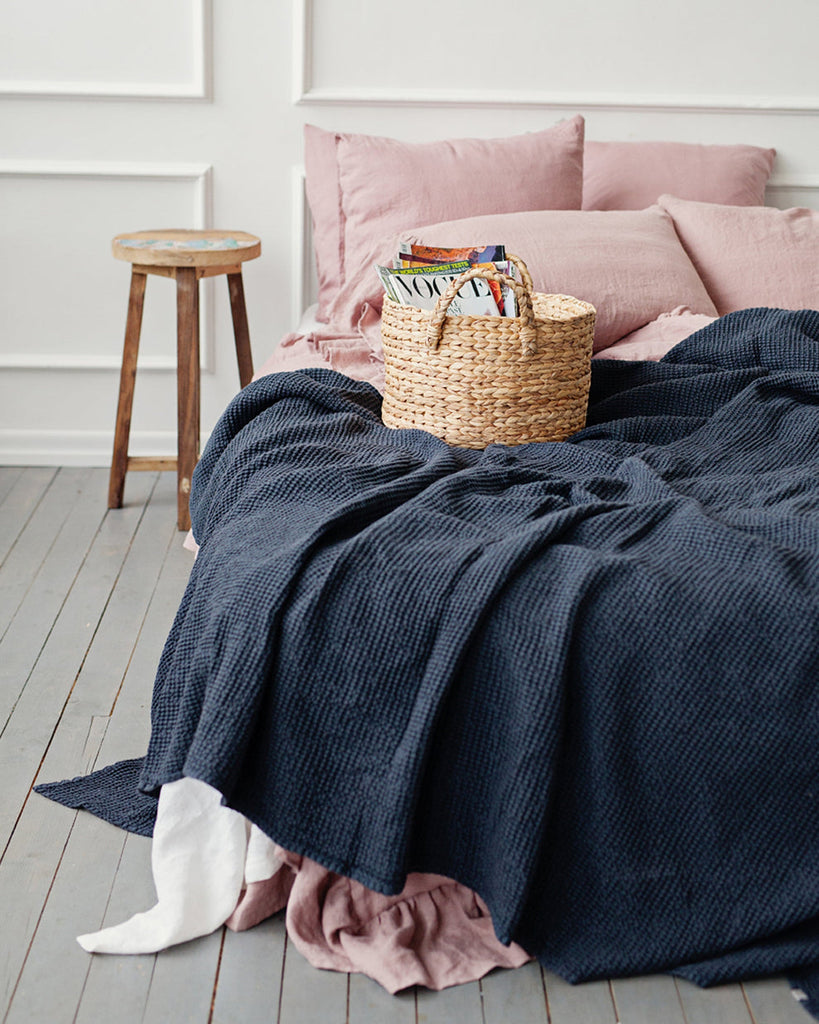 Magic Linen Waffle Blanket - touchGOODS