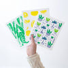Tropical Leaves Swedish Dishcloth - touchGOODS