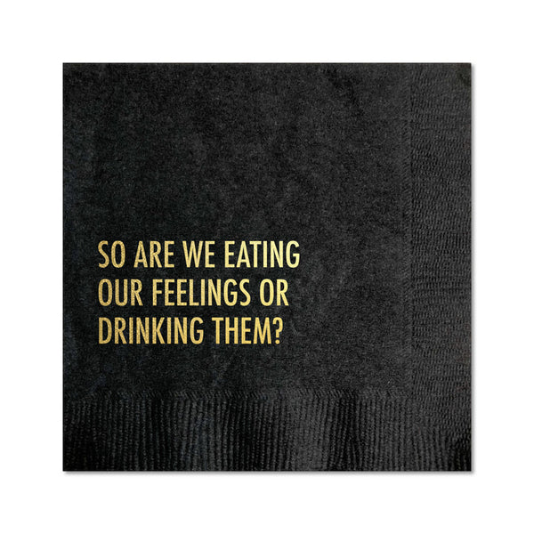 Drinking Feelings Cocktail Napkin - touchGOODS