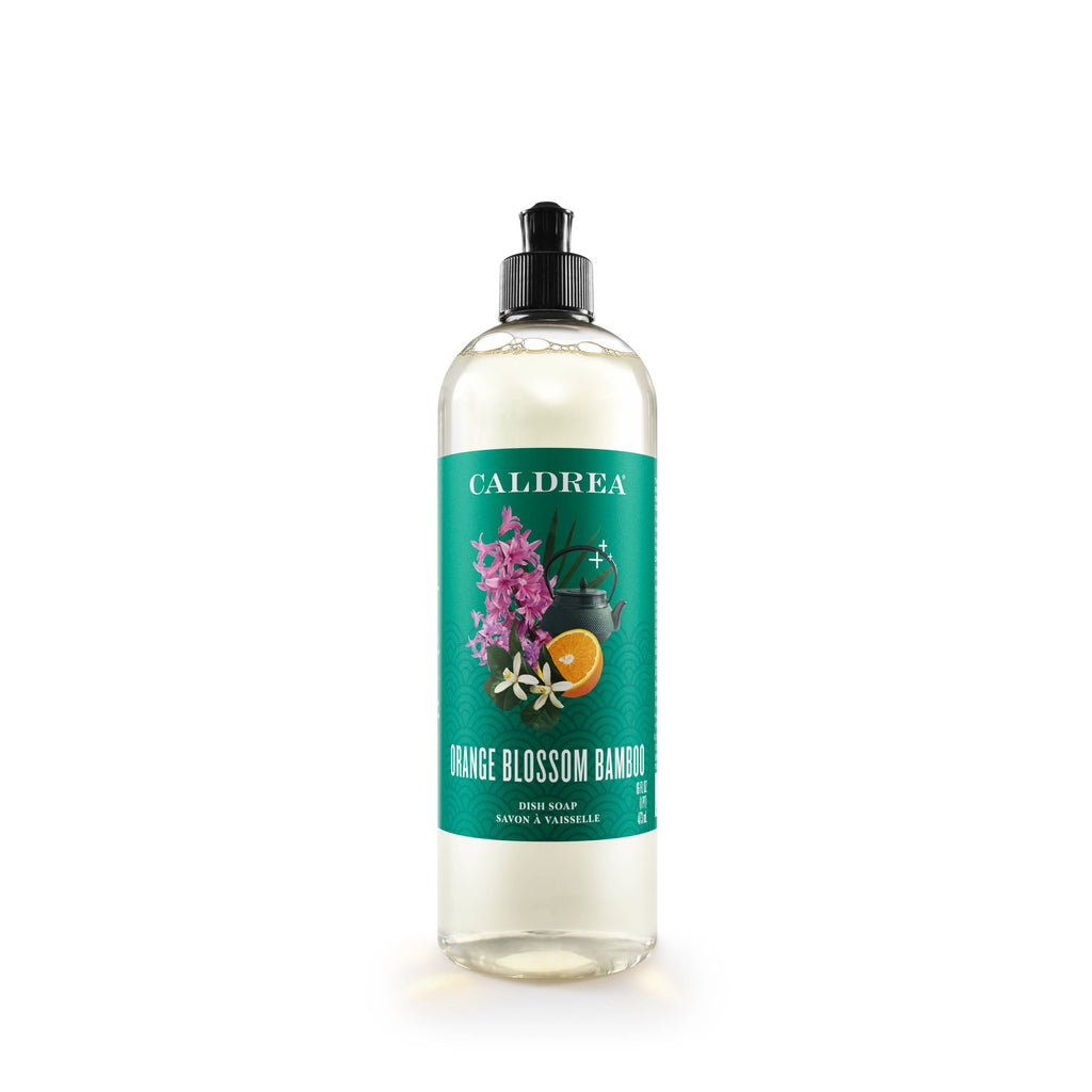 Orange Blossom Bamboo Dish Soap with Aloe & Orange Peel Oil - touchGOODS