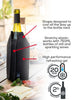 Frizz Expandable Wine Cooling Sleeve, 23cm - 9in - touchGOODS
