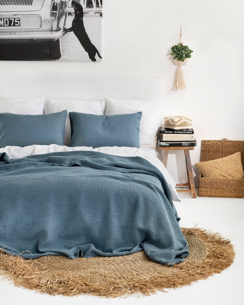 Magic Linen Waffle Blanket - touchGOODS