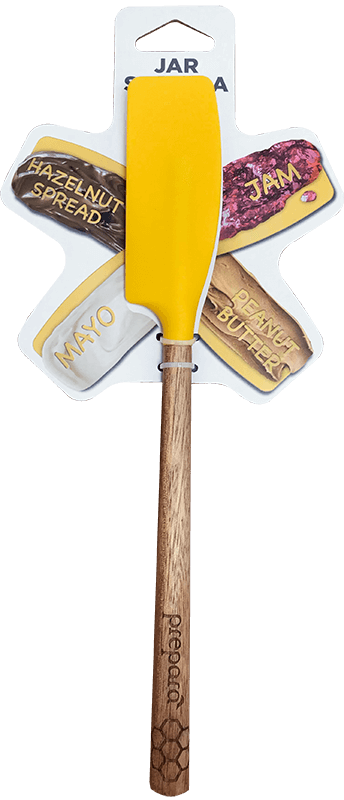 Silicone And Wood Jar Scraper - touchGOODS