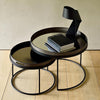 Round Tray Nesting Coffee Table Set - Large/Extra Large - touchGOODS