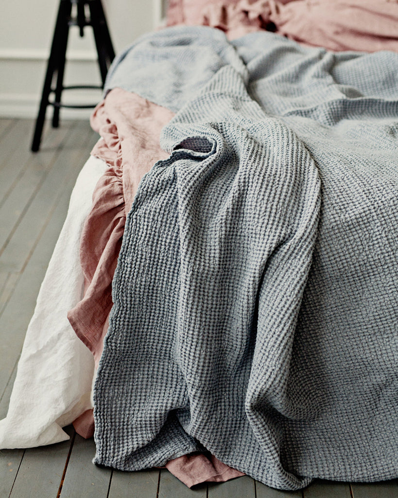 Magic Linen Waffle Blanket - touchGOODS