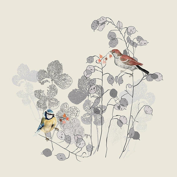 Monochrome Fusain Napkin, Cotton-Linen Blend - touchGOODS