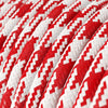 Red & White Houndstooth Plug-in Pendant with Inline Switch - touchGOODS