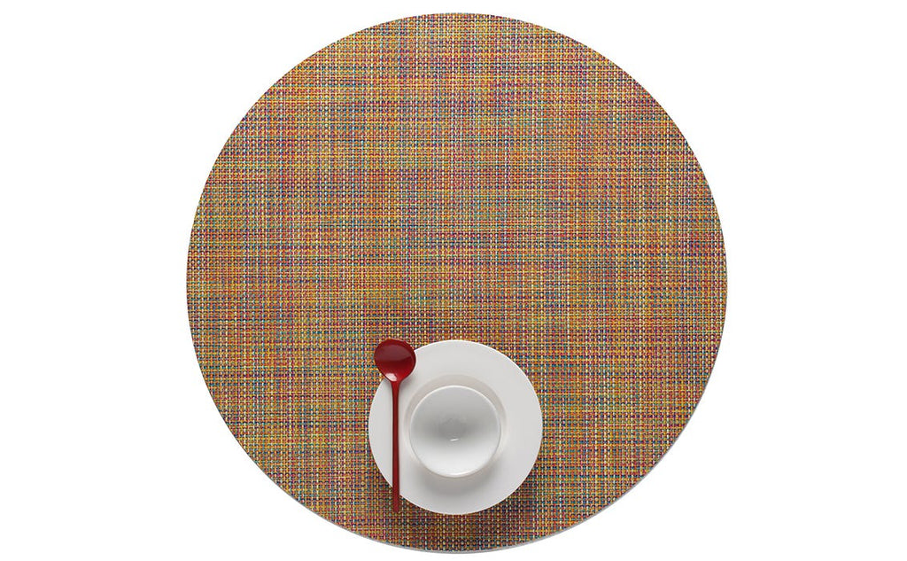 Mini Basketweave Round Placemats - touchGOODS