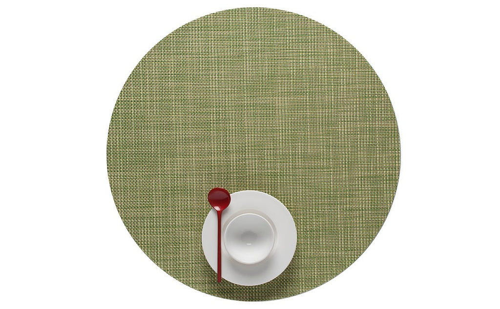 Mini Basketweave Round Placemats - touchGOODS