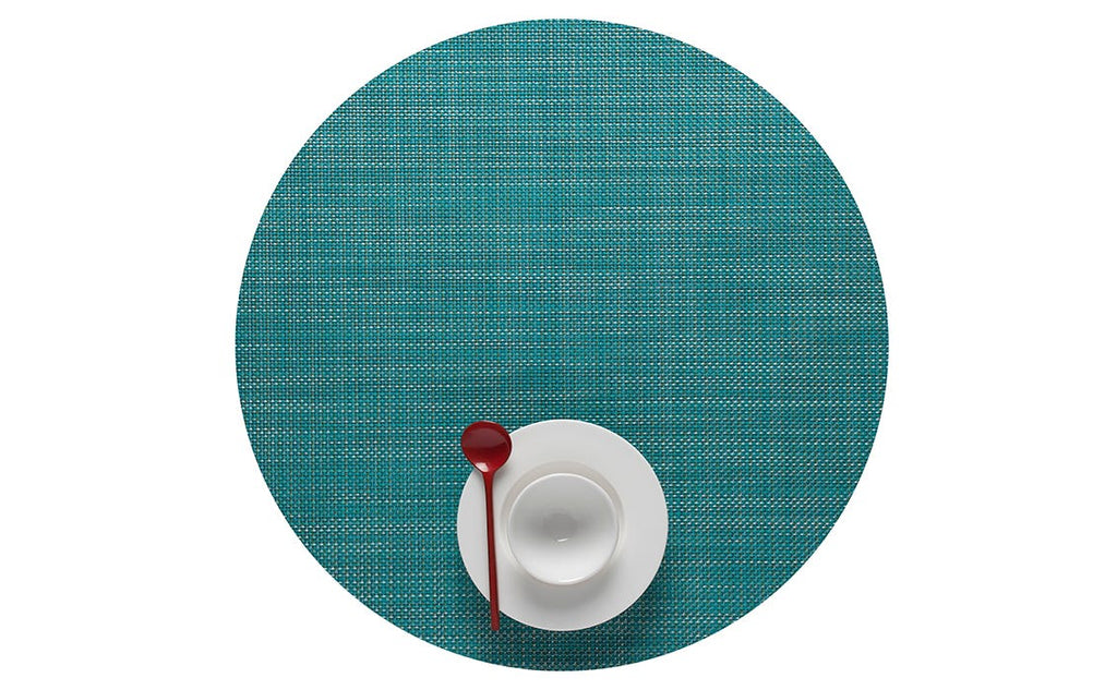 Mini Basketweave Round Placemats - touchGOODS