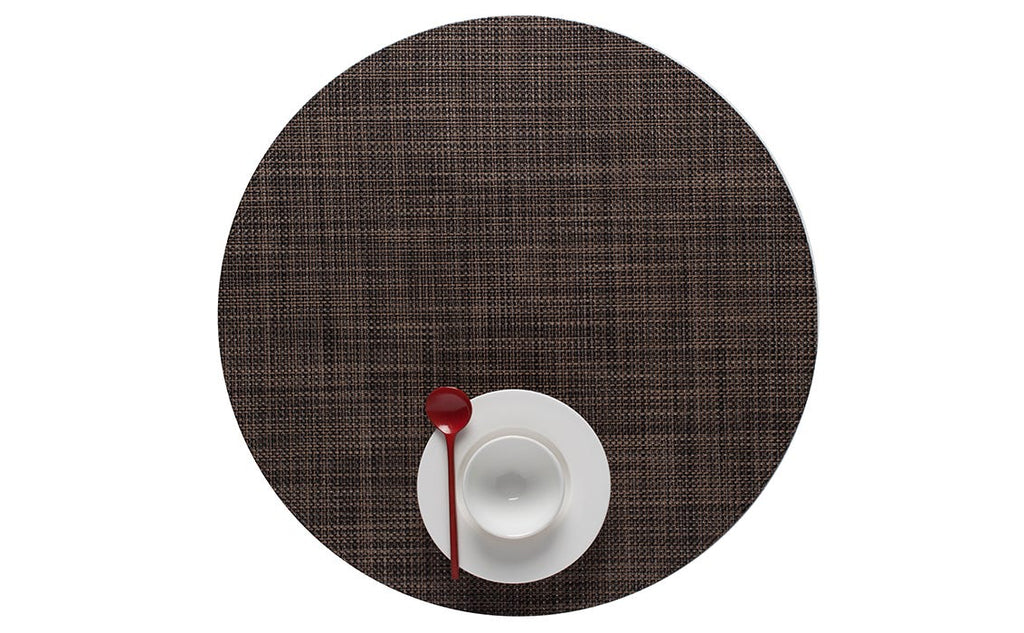 Mini Basketweave Round Placemats - touchGOODS