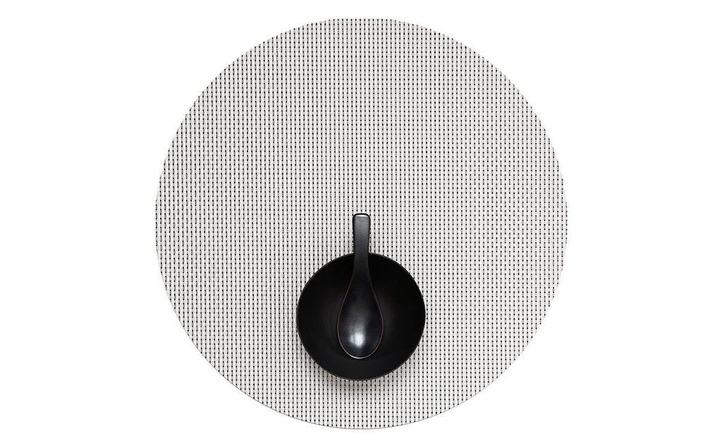 Basketweave Round Placemats - touchGOODS