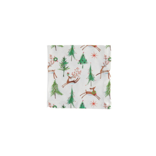 Frolicking Reindeer Napkin- Set of 4 - touchGOODS