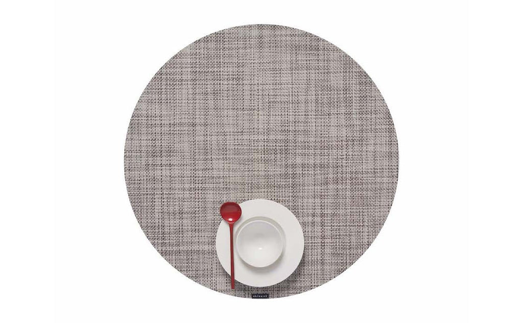 Mini Basketweave Round Placemats - touchGOODS