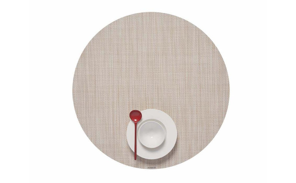 Mini Basketweave Round Placemats - touchGOODS