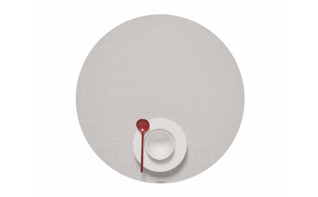 Mini Basketweave Round Placemats - touchGOODS