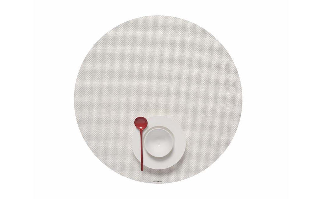 Mini Basketweave Round Placemats - touchGOODS