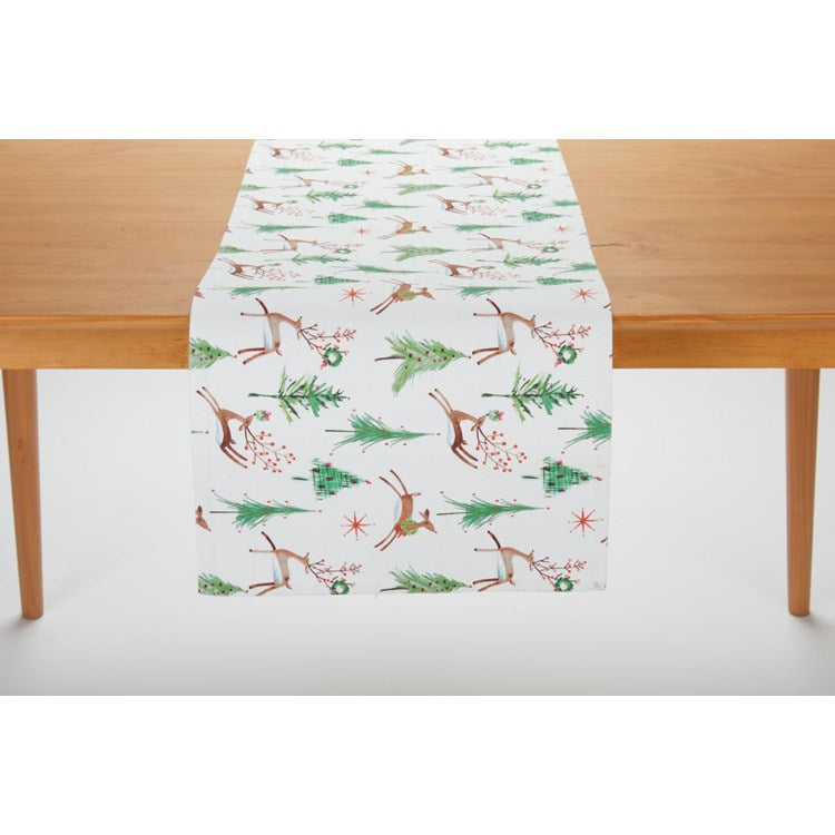 Frolicking Reindeer Table Runner - touchGOODS