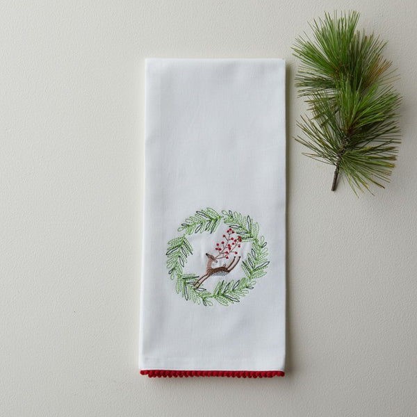 Holiday Reindeer Dishtowel - touchGOODS