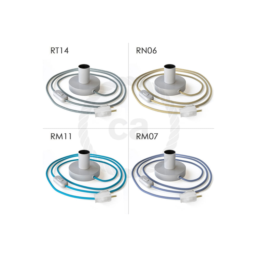 The Posaluce | White Metal Table Lamp - touchGOODS