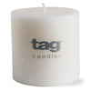 chapel pillar candle 3x3 - white - touchGOODS