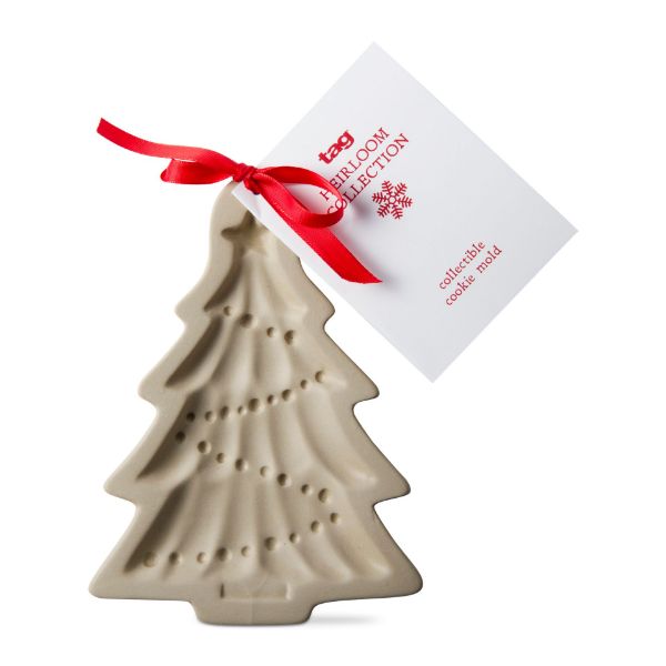 Whimsy Holiday Tree Heirloom Collection Cookie Mold - natural - touchGOODS