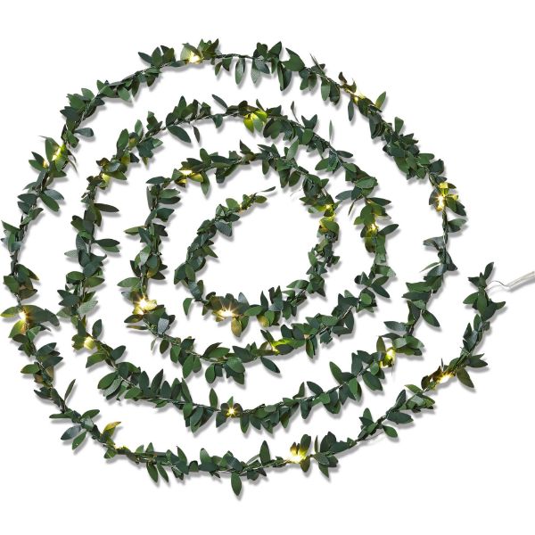 Laurel Leaf String Light - green - touchGOODS