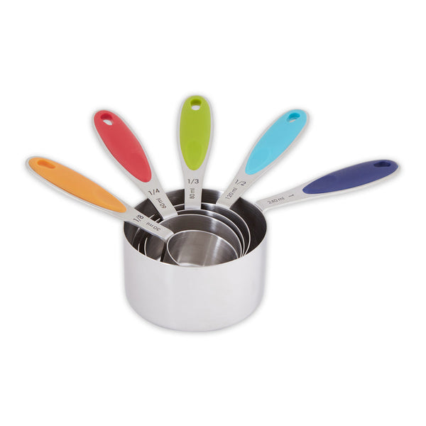 MEASURING CUPS - COLOR HANDLE SET OF 5 - touchGOODS