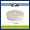 TORTILLA WARMER - 8IN - STONEWARE - WHITE - touchGOODS
