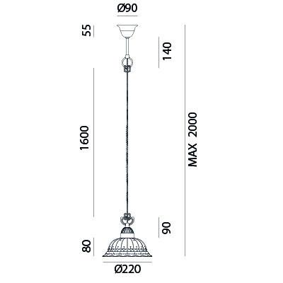 Il Fanale ANITA Pendant 061.07.OC | touchGOODS