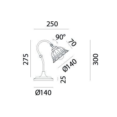 Il Fanale ANITA Table Lamp 061.52.OC | touchGOODS