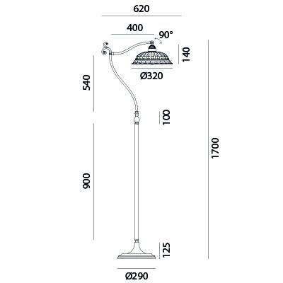 Il Fanale ANITA Floor Lamp 061.53.OC | touchGOODS