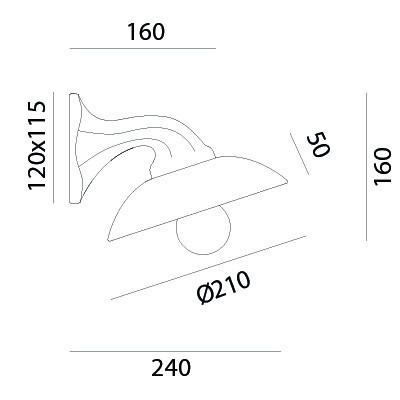 Il Fanale MINI Wall Light 064.05.OC | touchGOODS