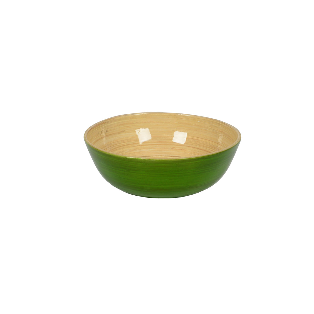 Medium Shallow Bamboo Salad Bowl - touchGOODS