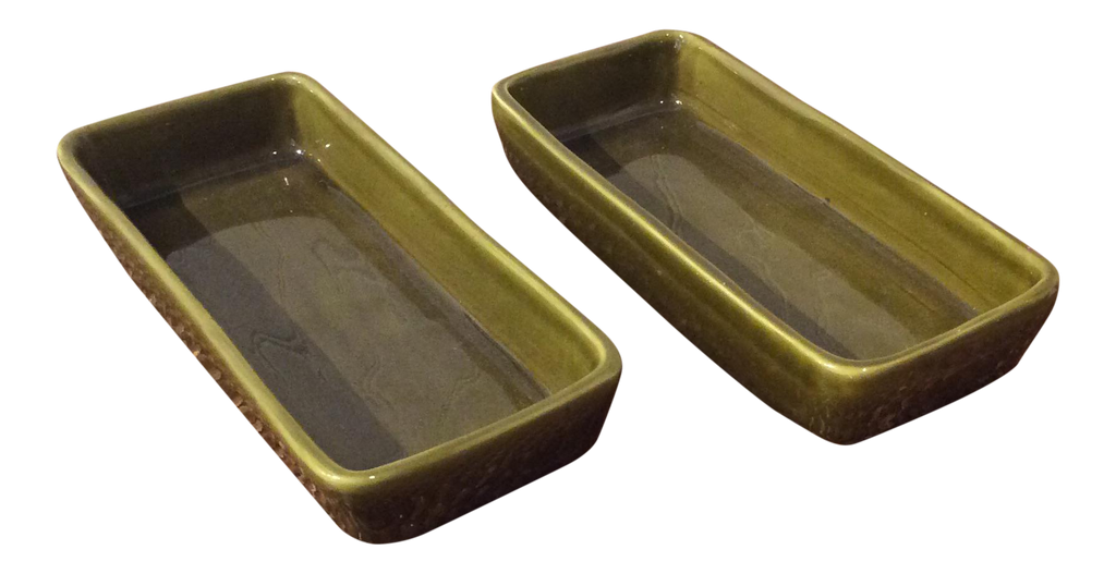 Vintage Bitossi Olive Dishes - Set of 2 | touchGOODS