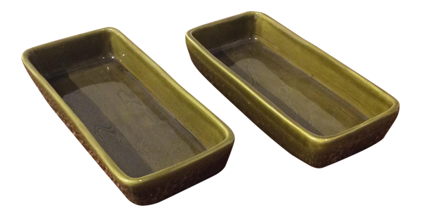 Vintage Bitossi Olive Dishes - Set of 2 | touchGOODS
