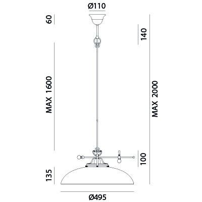 Il Fanale COUNTRY Pendant 080.10.OV | touchGOODS
